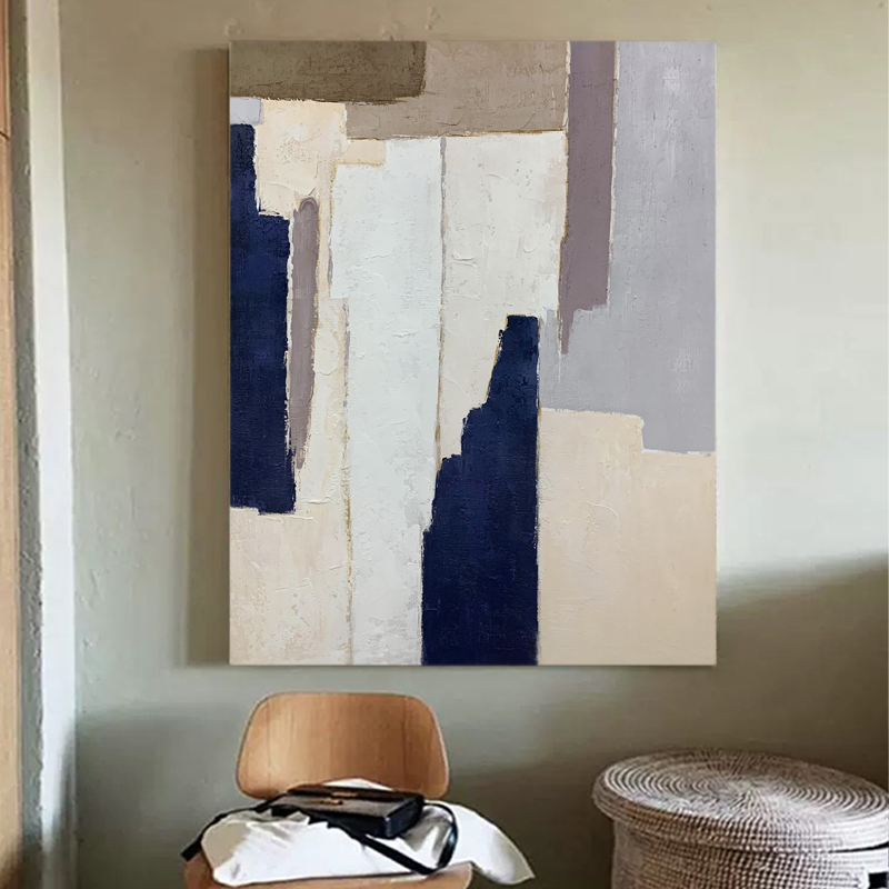 Colorful Abstract Minimalist Painting