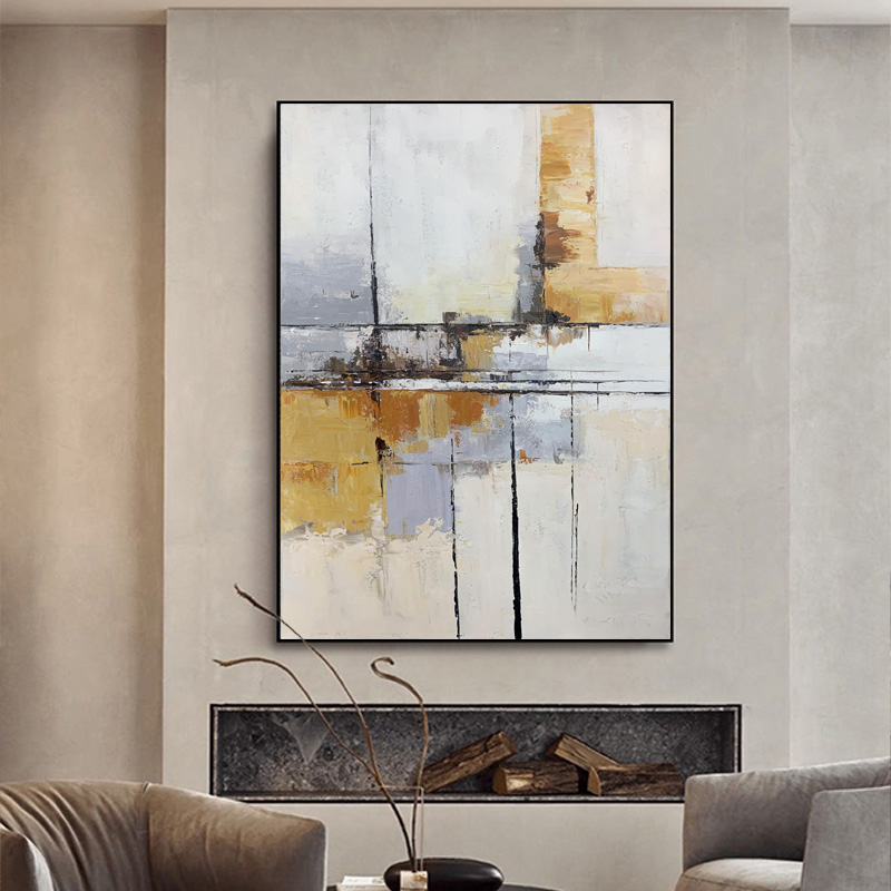 Yellow Simple Fashion Decorative Painting