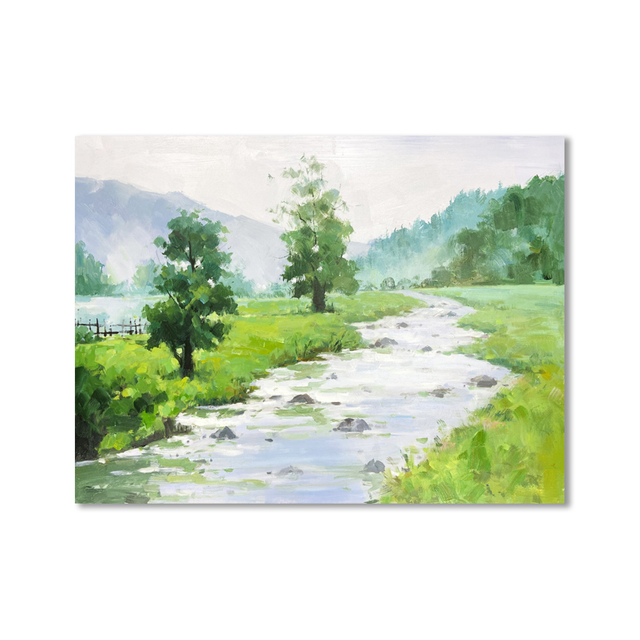 Mountain Stream Landscape