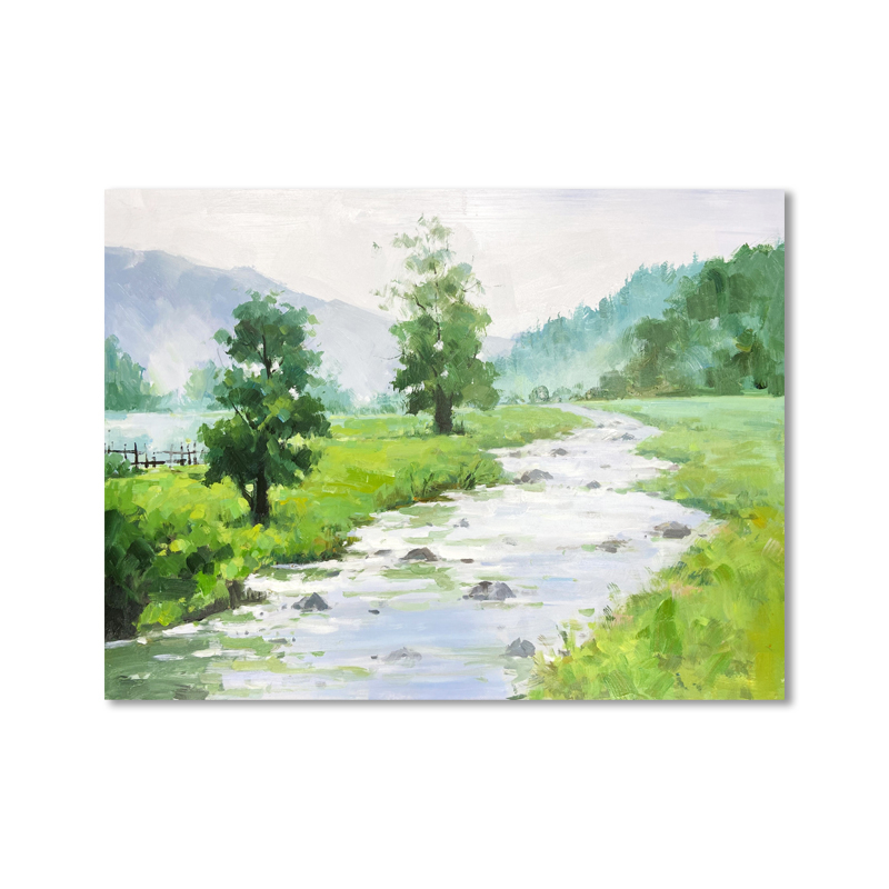 Mountain Stream Landscape