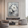Black And White Flower Paintings