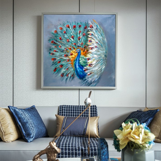 Peacock Painting