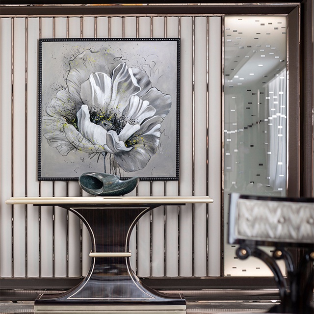 Elegant Blue Flower Painting