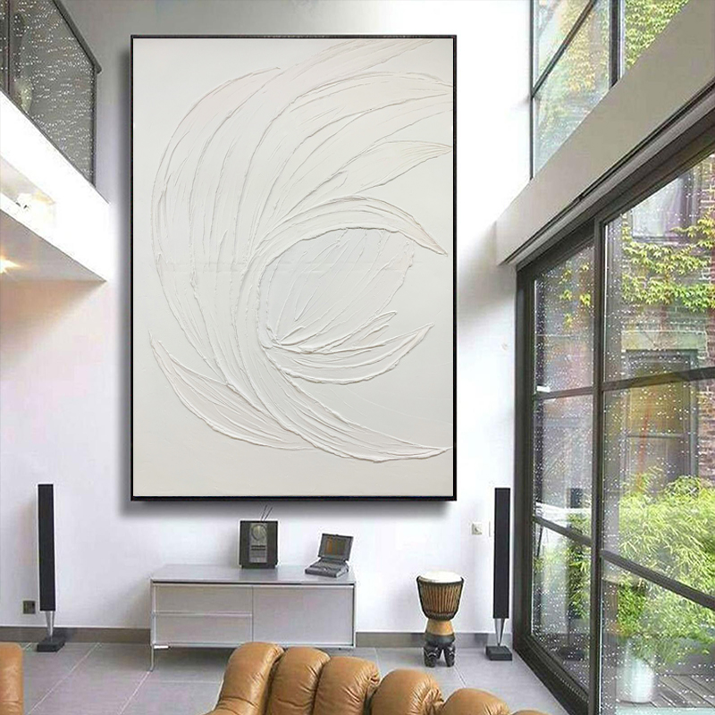 White Thick Painting