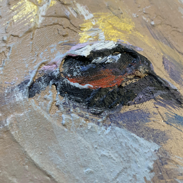 Abstract Horse Canvas Painting