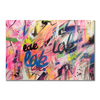 Trendy graffiti painting