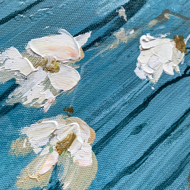 Blue Flower Set Painting
