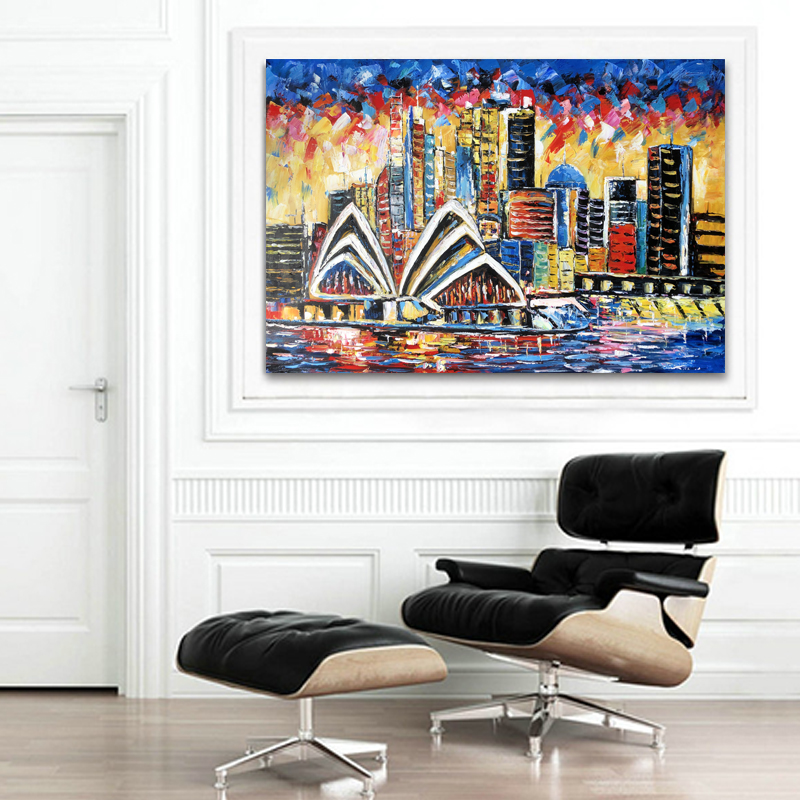 City view painting