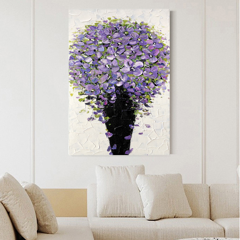 Purple Flowers Art