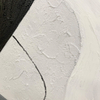 Minimalist Curved Hand-painted Oil Painting