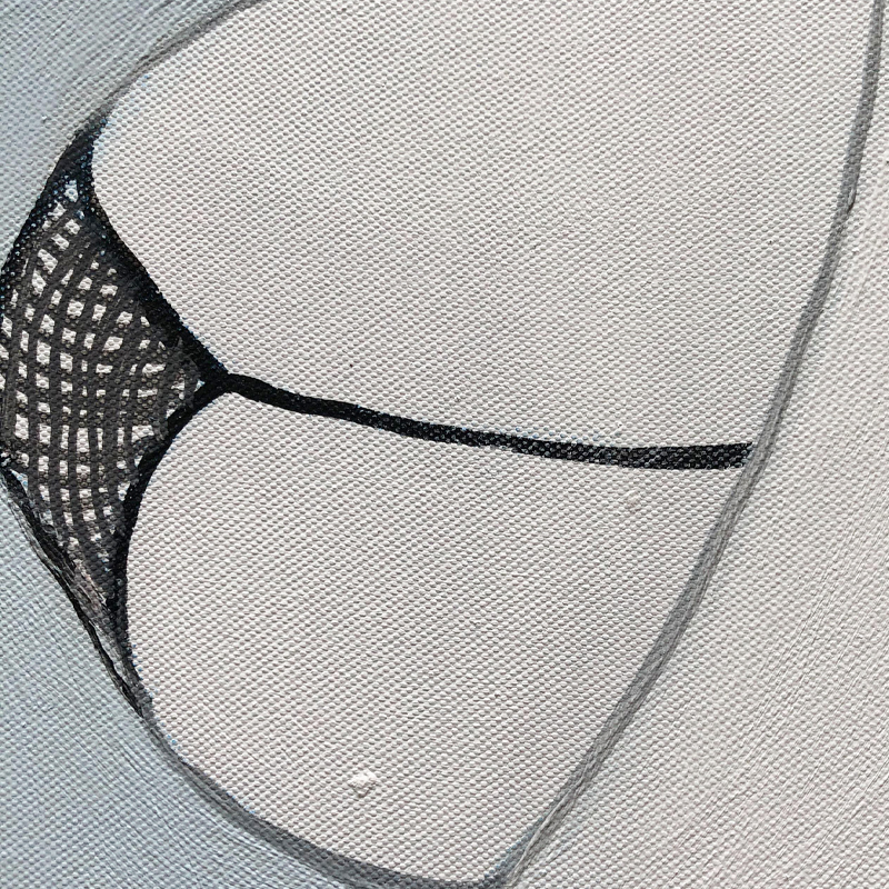 Minimalist Nude Painting