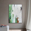 Green And Orange Abstract Wall Decor