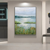 Abstract Lake Art