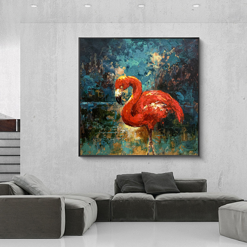 Flamingo Painting