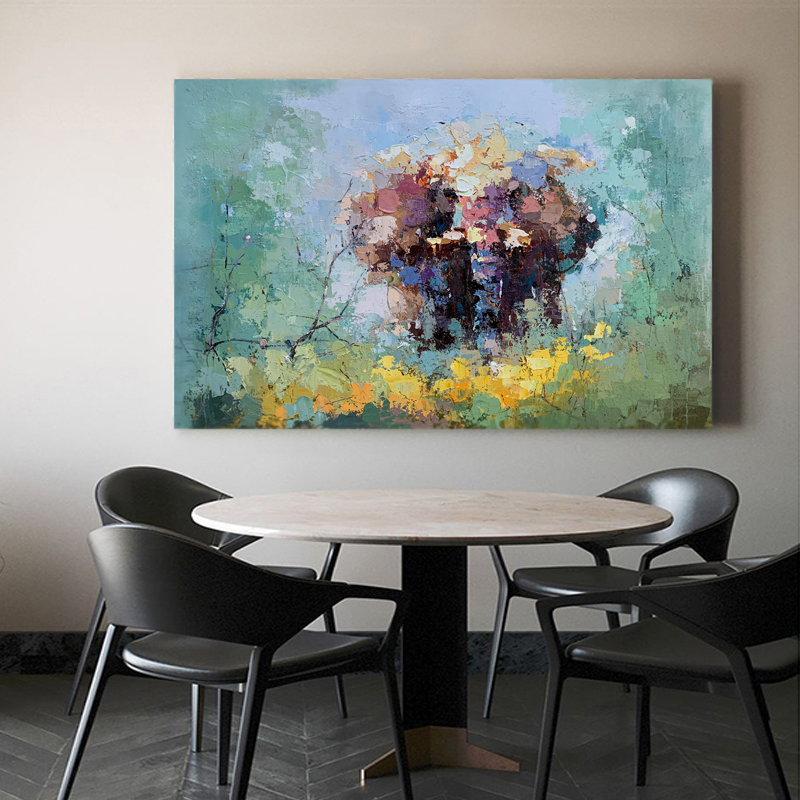 Abstract Elephant Painting