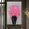 Pink Girl Trend Flower Art