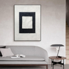 Geometric Black And White Painting