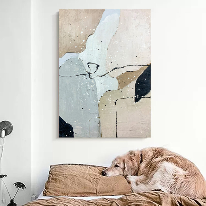 Nordic Style Warm Color Art Painting