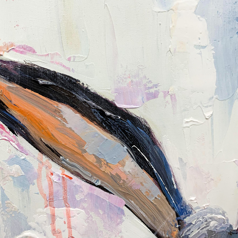 Abstract Rabbit Animal Children's Room Painting