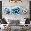 Elegant Blue Flower Painting