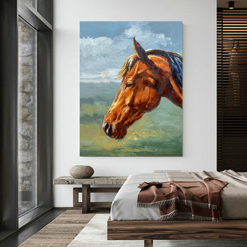 Horse Head Painting