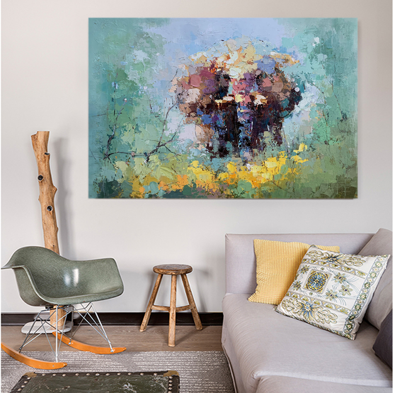 Abstract Elephant Painting