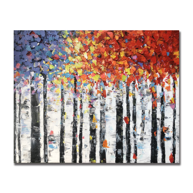 Thick Color And Multi-color Landscape