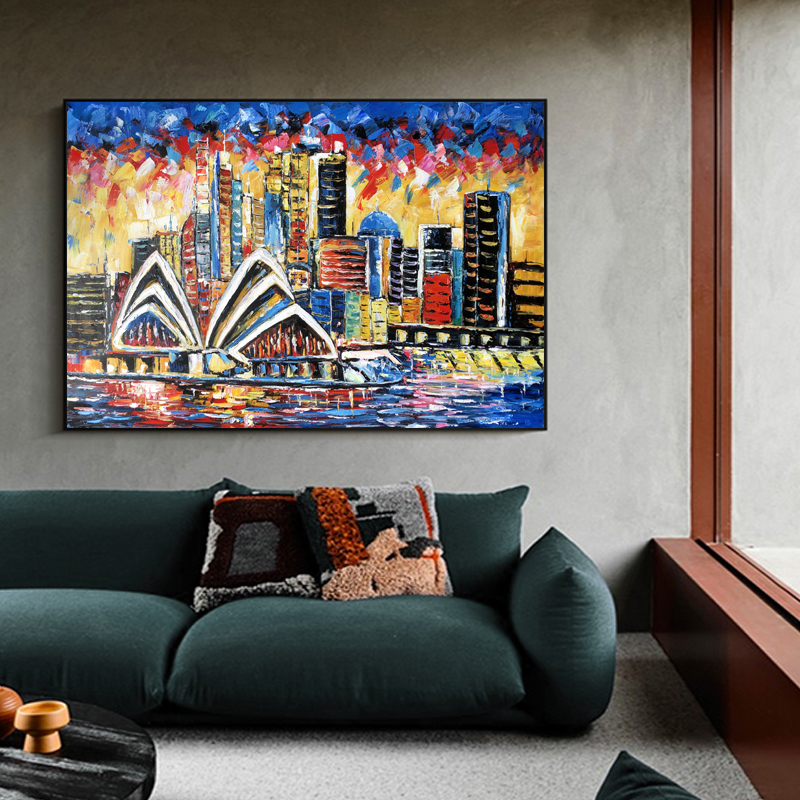 City view painting