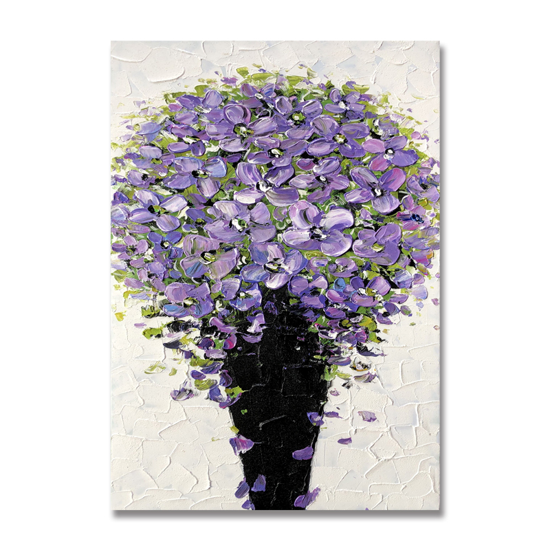 Purple Flowers Art