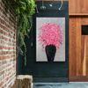 Pink Girl Trend Flower Art