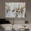 Black And White Gold Painting