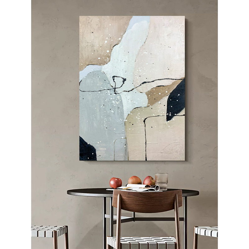 Nordic Style Warm Color Art Painting