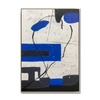 Blue Geometric Abstract Wall Decoration Painting