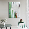 Green And Orange Abstract Wall Decor