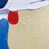 Abstract Yellow Background Dog Painting