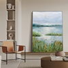 Abstract Lake Art