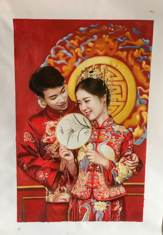 Customized photo painting 1
