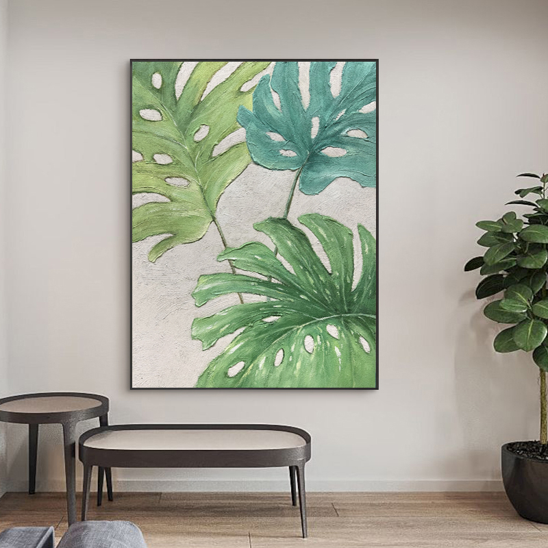 Green Leaf Painting