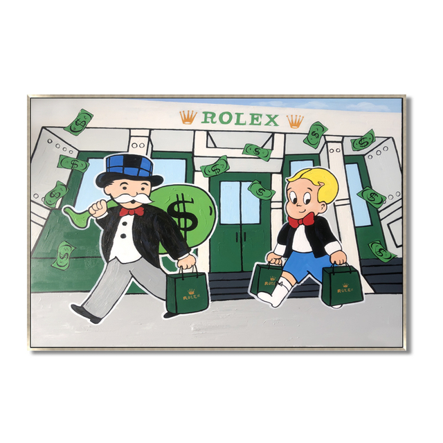 Alec Monopoly Oil Paintings