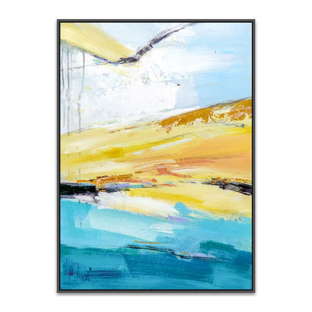 Yellow Abstract Painting