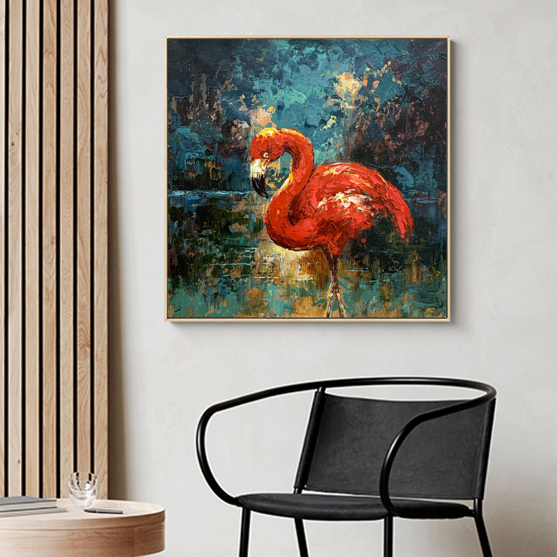 Flamingo Painting