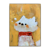Yellow And White Funny Cat for Gift