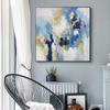 Square Blue Abstract Decorative Painting