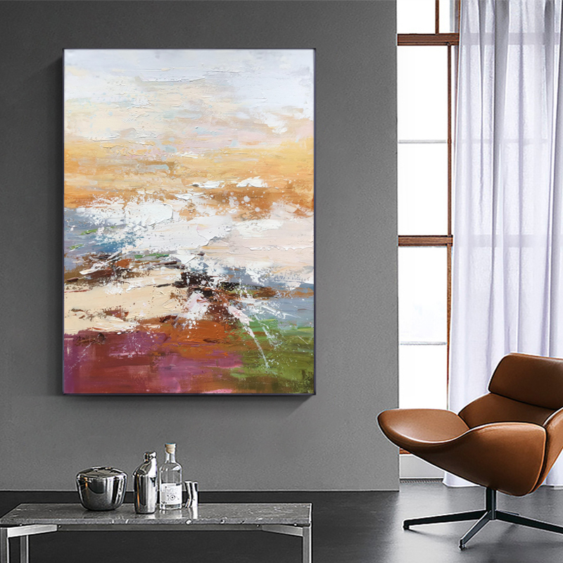 Contemporary Wall Sculpture Art Installation in Commercial Space
