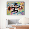 Pop Art hand canvas painting